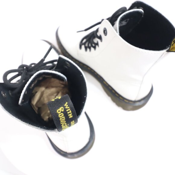 Doc Martens Luana 1460 Boots Women’s Size US 8  White Combat - Picture 5 of 15